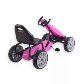 Dětská šlapací motokára Go-kart Milly Mally Power růžová