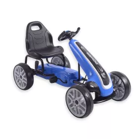 Dětská šlapací motokára Go-kart Milly Mally Power modrá