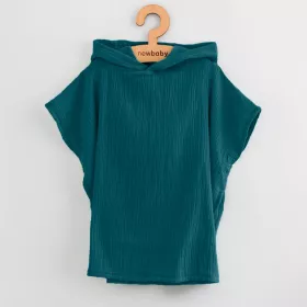 Dětské mušelínové pončo New Baby Feeling ocean 80 cm Dle obrázku | M