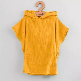 Dětské mušelínové pončo New Baby Feeling toffe 35 cm Dle obrázku | XS