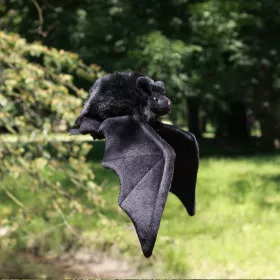 Plyšový netopýr černý 16 cm ECO-FRIENDLY RAPPA