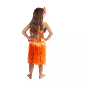 Sukně Havaj dětská 45 cm oranžová RAPPA