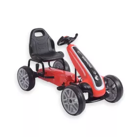 Dětská šlapací motokára Go-kart Milly Mally Power červená