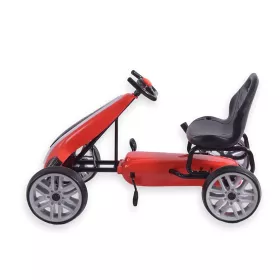 Dětská šlapací motokára Go-kart Milly Mally Power červená