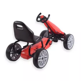 Dětská šlapací motokára Go-kart Milly Mally Power červená