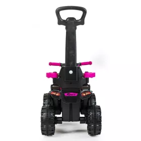 Dětské odrážedlo Baby Mix Mega Prime EVA s vodící tyčí žluté