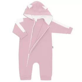 Kojenecký teplákový overal New Baby The Best růžový