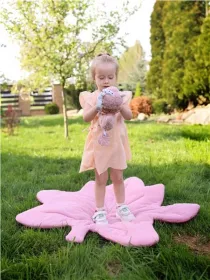 Letní kojenecké mušelínové šaty New Baby Leny peach Dle obrázku