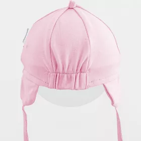 Dětská bavlněná čepička s kšiltem New Baby Casually dressed růžová