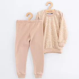 Dětské bavlněné pyžamko New Baby beige dino Béžová | 104/110, 116/122, 128/134, 92/98