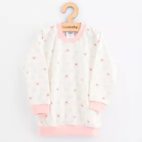 Dětské bavlněné pyžamko New Baby pink bear Růžová
