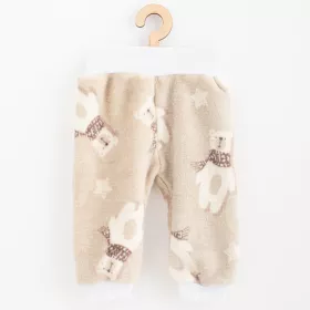 Kojenecké Wellsoft zimní tepláčky New Baby Polar Bear Hnědá | 56 (0-3m), 62 (3-6m)