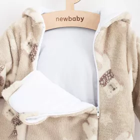 Kojenecký Wellsoft zimní overal New Baby Polar Bear Hnědá