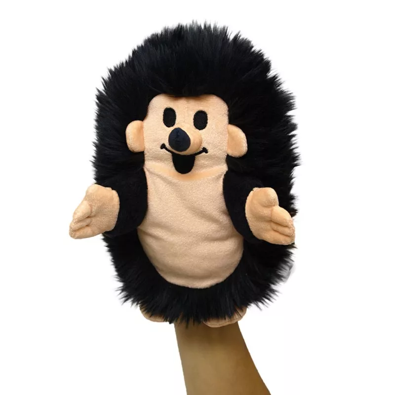 Maňásek na ruku plyšový Ježek 23 cm MUNABO