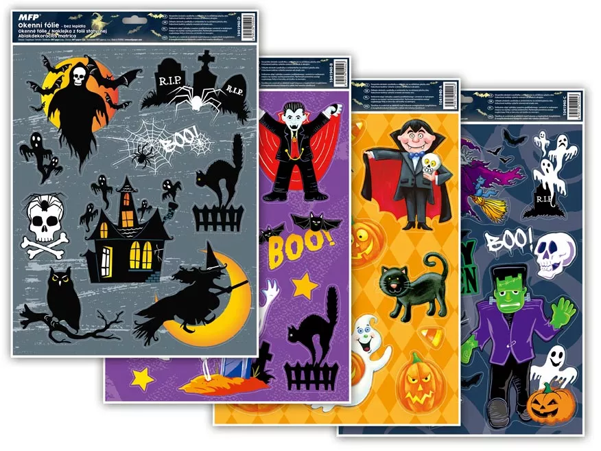 Okenní fólie halloween glitr HA001 MFP