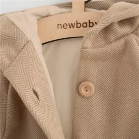 Podzimní dětský kabátek s kapucí New Baby UNI Béžová