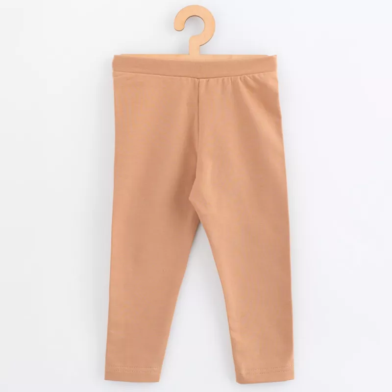 Dětské legíny z teplákoviny New Baby Kindergarten beige Béžová