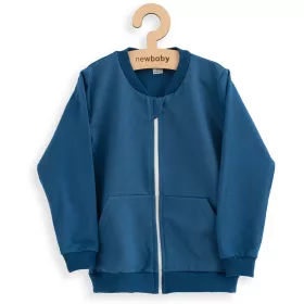 Dětská tepláková mikina New Baby Kindergarten jeans Modrá | 104/110, 116/122, 128/134, 92/98
