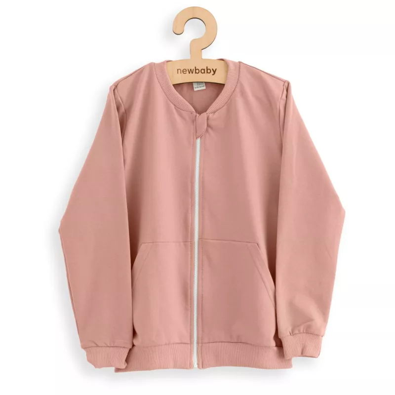 Dětská tepláková mikina New Baby Kindergarten pink Růžová