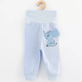 Kojenecká souprava tričko a tepláčky New Baby Happy Elephant blue Modrá