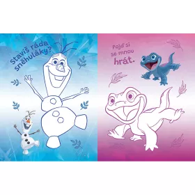 Omalovánka s nažehlovacími obrázky FROZEN - Ledové království Jiri Models