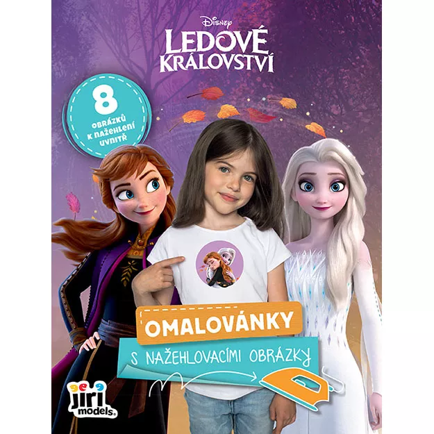 Omalovánka s nažehlovacími obrázky FROZEN - Ledové království Jiri Models