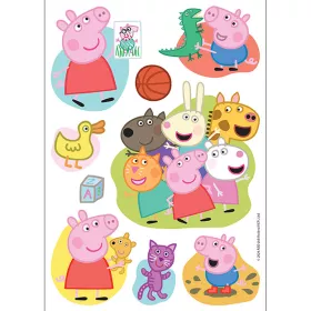 Omalovánka s nažehlovacími obrázky Prasátko Peppa Jiri Models