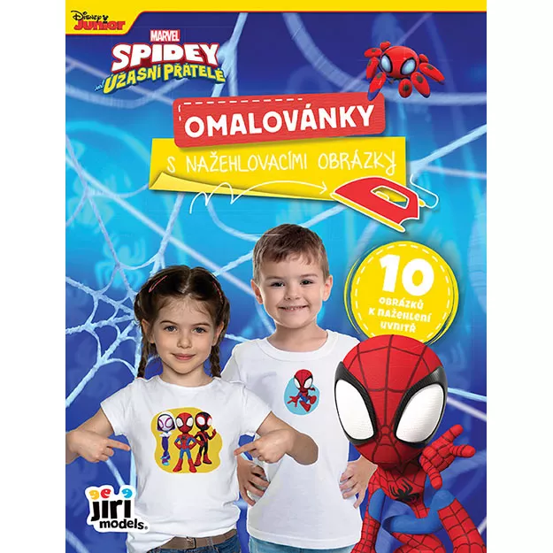 Omalovánka s nažehlovacími obrázky SPIDEY Jiri Models