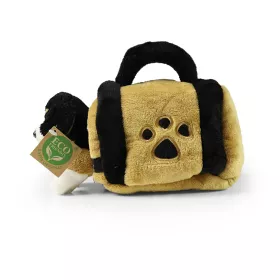 Plyšový pes Bernský salašnický v přepravce 15 cm ECO-FRIENDLY RAPPA