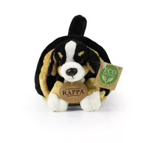Plyšový pes Bernský salašnický v přepravce 15 cm ECO-FRIENDLY RAPPA