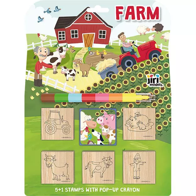 Razítka 5+1 s voskovkou Farma Jiri Models