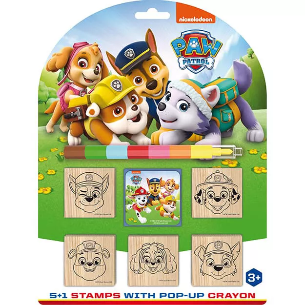 Razítka 5+1 s voskovkou Paw Patrol Jiri Models