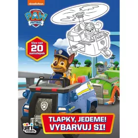 Vybarvuj si! Tlapková Patrola Tlapky, jedeme