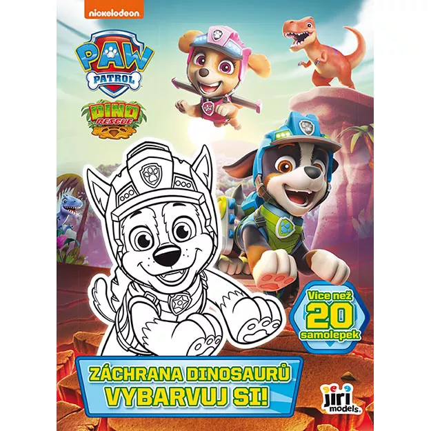 Vybarvuj si! Tlapková Patrola Záchrana dinosaurů Jiri Models