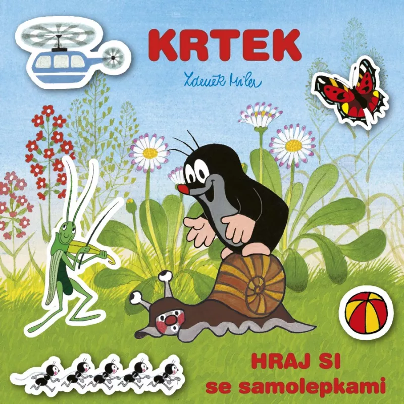 album obrázkové Krtek Hraj si se samolepkami RAPPA