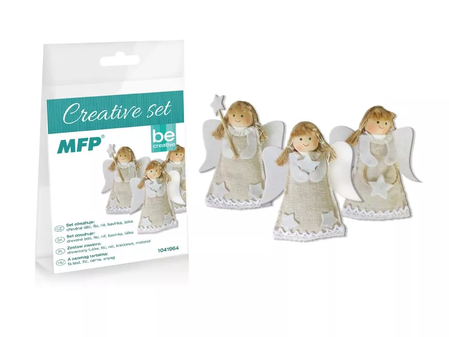 Kreativní set - andílek 3 ks MFP