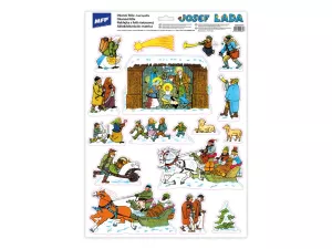 Okenní fólie vánoce Josef Lada VA019 MFP