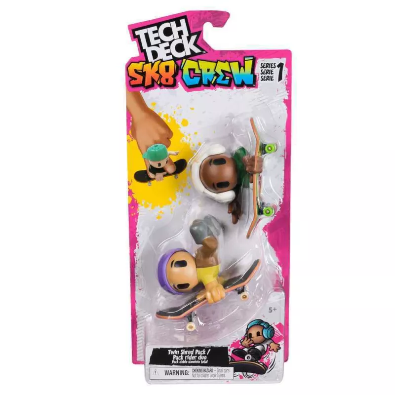 TECH DECK SK8 CREW FINGERBOARD S FIGURKOU DVOJBALENÍ MPK Toys