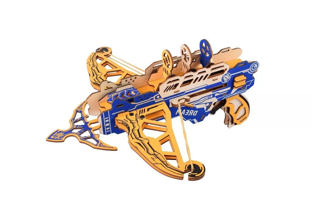 Woodcraft Dřevěné 3D puzzle Kuše RAPPA
