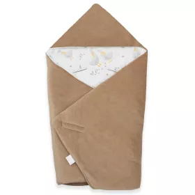 Zateplená zavinovačka do autosedačky New Baby brown