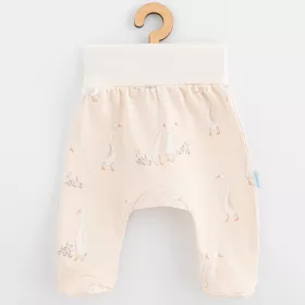 Kojenecké bavlněné polodupačky New Baby Husičky Béžová | 68 (4-6m), 74 (6-9m), 80 (9-12m), 86 (12-18m)