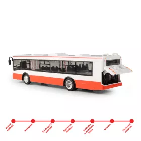 Autobus který hlásí zastávky česky 28 cm RAPPA