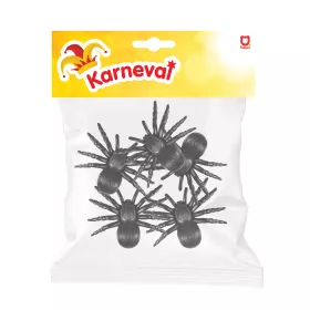 Dekorace pavouk černý 5 ks RAPPA