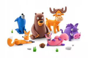 HEY CLAY Lesní zvířata TM Toys