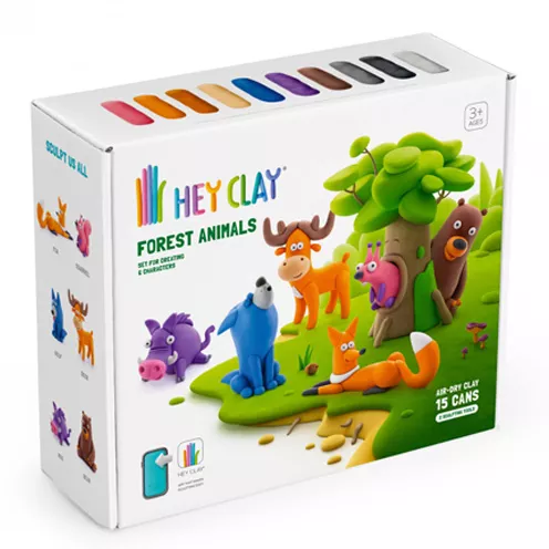 HEY CLAY Lesní zvířata TM Toys