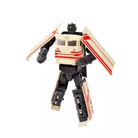 Kovový robot rozložitelný lokomotiva béžová RAPPA