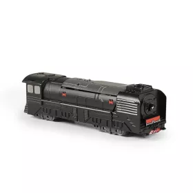 Kovový robot rozložitelný lokomotiva černá RAPPA