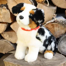 Plyšový pes australský ovčák 30 cm ECO-FRIENDLY RAPPA