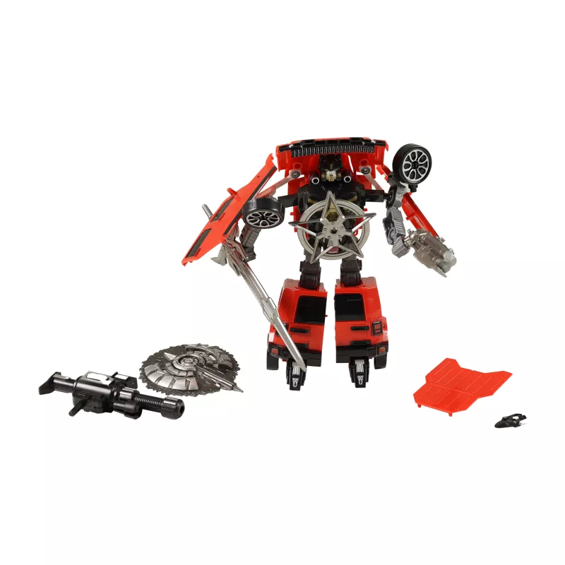 Robot rozložitelné auto červené RAPPA