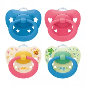 Šidítko NUK Signature 6-18 m blue star Modrá